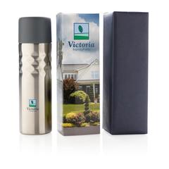 Vue Bouteille isotherme Mosa de couleur gris| Krokrodeal