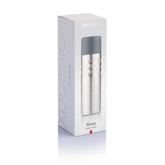 Vue Bouteille isotherme Mosa de couleur gris| Krokrodeal