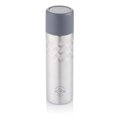 Vue Bouteille isotherme Mosa de couleur gris| Krokrodeal