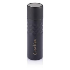 Vue Bouteille isotherme Mosa de couleur noir| Krokrodeal