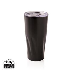 Vue Mug avec isolation en cuivre de couleur noir| Krokrodeal