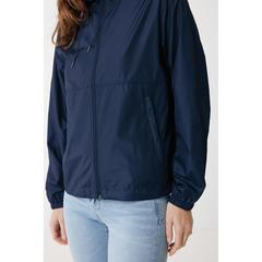 Vue Veste légère en polyester recyclé Iqoniq Logan de couleur bleu| Krokrodeal