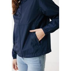 Vue Veste légère en polyester recyclé Iqoniq Logan de couleur bleu| Krokrodeal