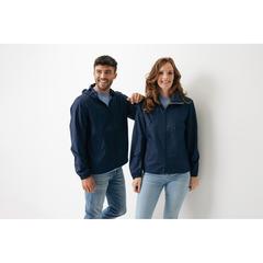 Vue Veste légère en polyester recyclé Iqoniq Logan de couleur bleu| Krokrodeal