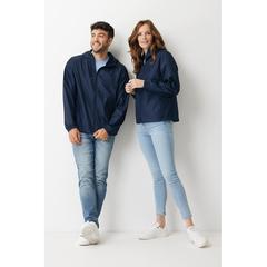 Vue Veste légère en polyester recyclé Iqoniq Logan de couleur bleu| Krokrodeal
