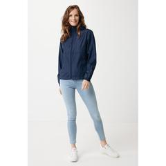 Vue Veste légère en polyester recyclé Iqoniq Logan de couleur bleu| Krokrodeal