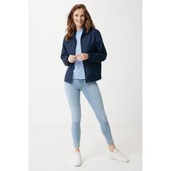 Vue Veste légère en polyester recyclé Iqoniq Logan de couleur bleu| Krokrodeal