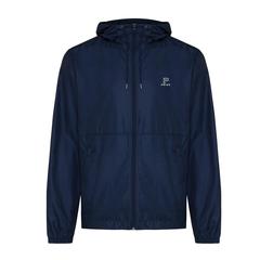 Vue Veste légère en polyester recyclé Iqoniq Logan de couleur bleu| Krokrodeal