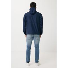 Vue Veste légère en polyester recyclé Iqoniq Logan de couleur bleu| Krokrodeal