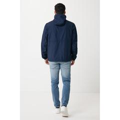 Vue Veste légère en polyester recyclé Iqoniq Logan de couleur bleu| Krokrodeal