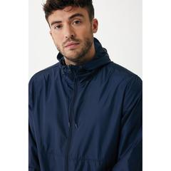 Vue Veste légère en polyester recyclé Iqoniq Logan de couleur bleu| Krokrodeal