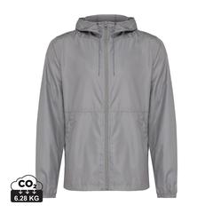 Vue Veste légère en polyester recyclé Iqoniq Logan de couleur gris| Krokrodeal