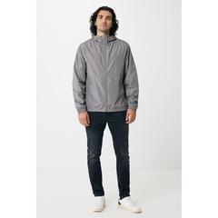 Vue Veste légère en polyester recyclé Iqoniq Logan de couleur gris| Krokrodeal