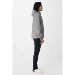 Vue Veste légère en polyester recyclé Iqoniq Logan de couleur gris| Krokrodeal