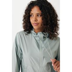 Vue Veste légère en polyester recyclé Iqoniq Logan de couleur vert| Krokrodeal