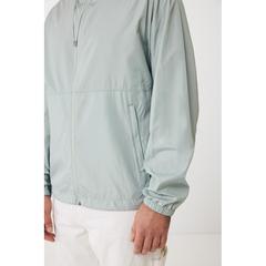Vue Veste légère en polyester recyclé Iqoniq Logan de couleur vert| Krokrodeal