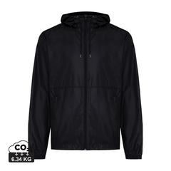 Vue Veste légère en polyester recyclé Iqoniq Logan de couleur noir| Krokrodeal