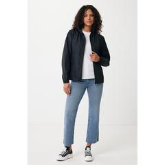 Vue Veste légère en polyester recyclé Iqoniq Logan de couleur noir| Krokrodeal