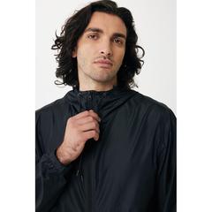 Vue Veste légère en polyester recyclé Iqoniq Logan de couleur noir| Krokrodeal