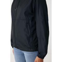 Vue Veste légère en polyester recyclé Iqoniq Logan de couleur noir| Krokrodeal
