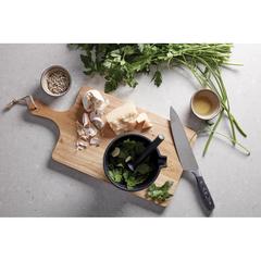 Vue VINGA Planche de service rectangulaire Buscot de couleur marron| Krokrodeal