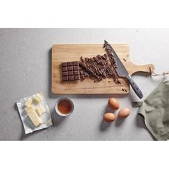 Vue VINGA Planche de service rectangulaire Buscot de couleur marron| Krokrodeal