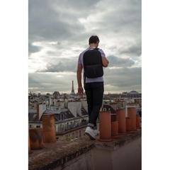 Vue Sac de sport Flex de couleur noir| Krokrodeal