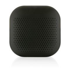 Vue Enceinte 3W en plastique recyclé RCS Soundbox de couleur noir| Krokrodeal