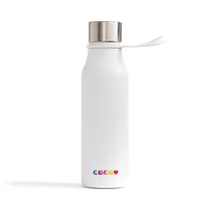 Vue VINGA Bouteille Thermos 450ml Lean de couleur blanc| Krokrodeal