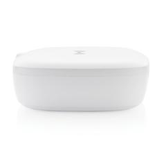 Vue Boîte de stérilisation UV-C avec chargeur sans fil 5W de couleur blanc| Krokrodeal
