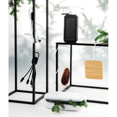 Vue Boîte de stérilisation UV-C avec chargeur sans fil 5W de couleur blanc| Krokrodeal