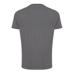 Vue T-shirt en coton recyclé Iqoniq Bryce de couleur gris| Krokrodeal