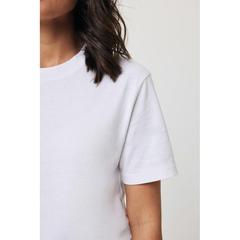 Vue T-shirt en coton recyclé Iqoniq Bryce de couleur blanc| Krokrodeal