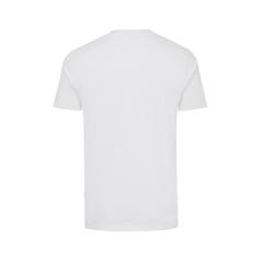 Vue T-shirt en coton recyclé Iqoniq Bryce de couleur blanc| Krokrodeal