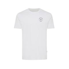 Vue T-shirt en coton recyclé Iqoniq Bryce de couleur blanc| Krokrodeal