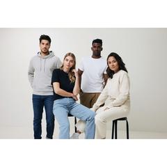 Vue T-shirt en coton recyclé Iqoniq Bryce de couleur blanc| Krokrodeal