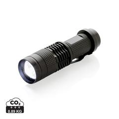 Vue Lampe torche de poche CREE 3 W de couleur noir| Krokrodeal