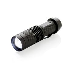 Vue Lampe torche de poche CREE 3 W de couleur noir| Krokrodeal