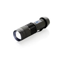 Vue Lampe torche de poche CREE 3 W de couleur noir| Krokrodeal