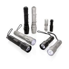 Vue Lampe torche de poche CREE 3 W de couleur noir| Krokrodeal