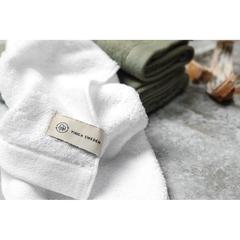 Vue VINGA Serviette Birch 40x70 de couleur blanc| Krokrodeal