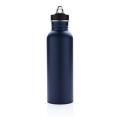 Vue Bouteille Deluxe sport en acier de couleur bleu| Krokrodeal