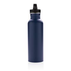 Vue Bouteille Deluxe sport en acier de couleur bleu| Krokrodeal