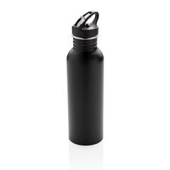 Vue Bouteille Deluxe sport en acier de couleur noir| Krokrodeal