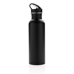 Vue Bouteille Deluxe sport en acier de couleur noir| Krokrodeal