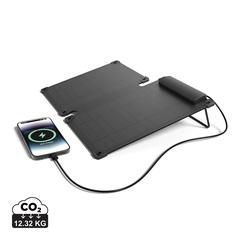 Panneau solaire portable en plastique recyclé 10W Solarpulse publicitaire pas cher