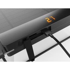 Vue Panneau solaire portable en plastique recyclé 10W Solarpulse de couleur noir| Krokrodeal