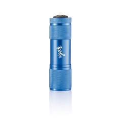 Vue Lampe aluminium Quattro de couleur bleu| Krokrodeal