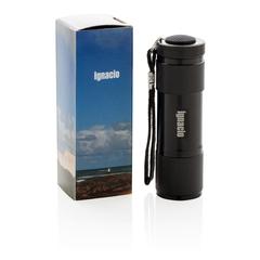 Vue Lampe aluminium Quattro de couleur noir| Krokrodeal