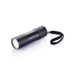 Vue Lampe aluminium Quattro de couleur noir| Krokrodeal